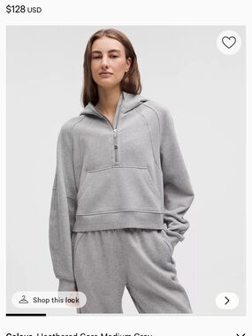 Lululemon Light Blue Scuba Half Zip